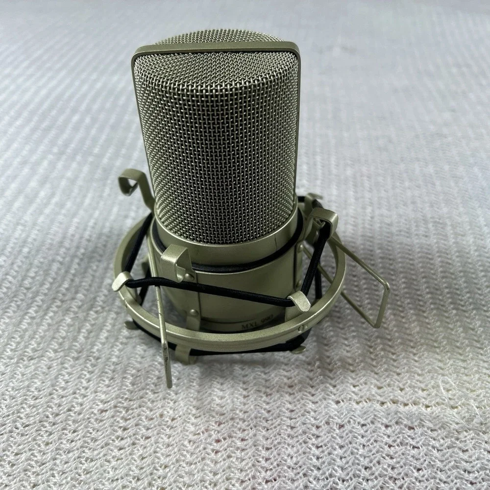 MXL‎ MXL-990 Instrument Condenser Microphone Beginner XLR Connector, Champagne